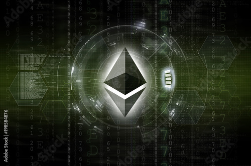 Ethereum Crypto Artwork Dark