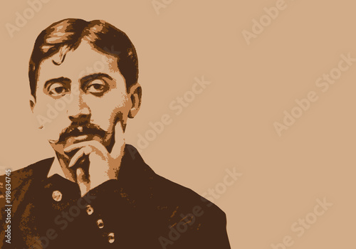 Proust - écrivain - portrait - personnage célèbre - littérature -romancier - roman - célèbre