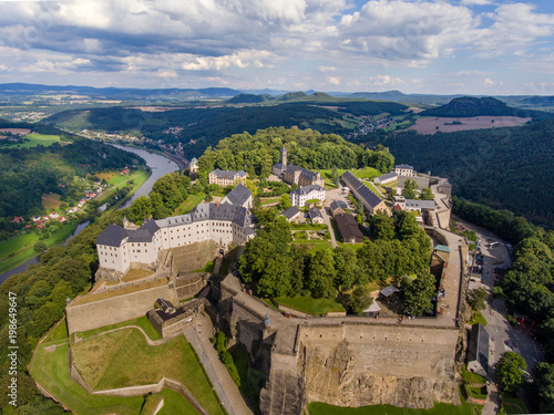  Königstadt, sächsische Schweiz, Festung Königstein