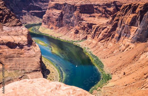 Glenn Canyon and the Colorado River. Horseshoe bend. Arizona Tourist Attractions