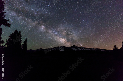 Milky Way and Nighttime int he Mountains