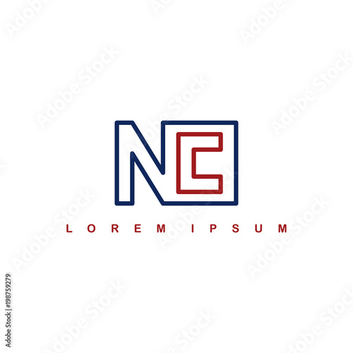 nc alphabet letter art theme logo logotype