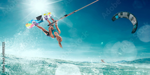 kitesurfing