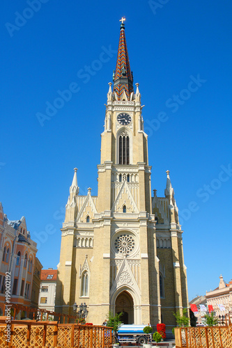 catholic cathedral in Novi Sad - the capital of the autonomous province of Vojvodina, Serbia