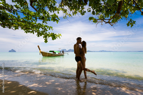 Couple on honeymoon Koh Kradan