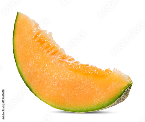 melon isolated on white background