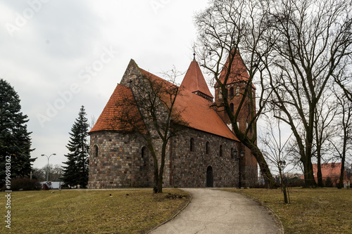 Zabytkowy kościół w mieście Inowrocław, Polska