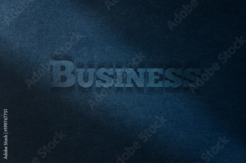 Business card, paper background