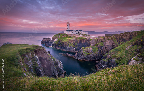 Fanad Head Lighthouse al tramonto Donegal Ireland