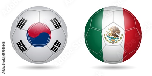 Football. 2018. South Korea, Mexico 