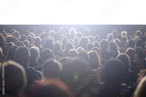 theater audience watching a performance