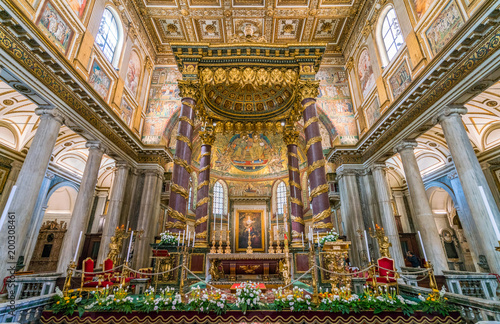 Basilica of Santa Maria Maggiore in Rome, Italy.