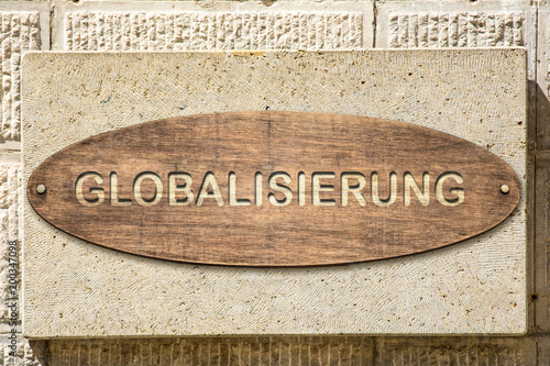 Schild 306 - Globalisierung
