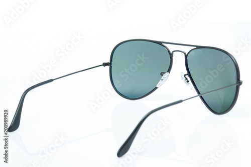 4067647 Back of sunglasses isolated