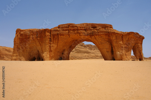 Five arch rock, Ennedi region, Tchad