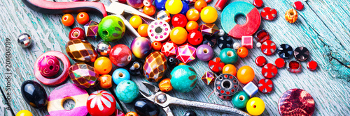 Making jewelry of beads