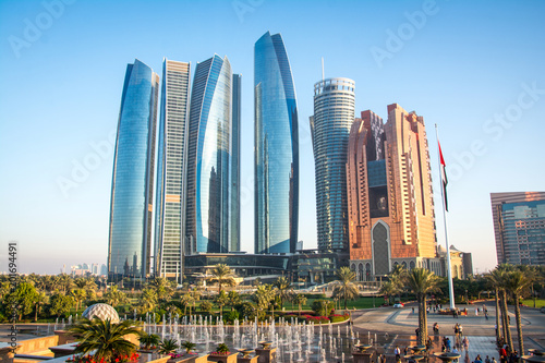 View of Abu Dhabi city, United Arab Emirates