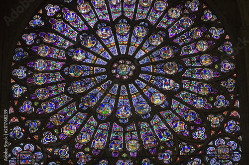 Paris, France, katedra Notre Dame 
