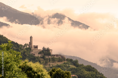 Castel Telvana near Borgo Valsugana in Trentino-Alto Adige/Südtirol region , Italy 