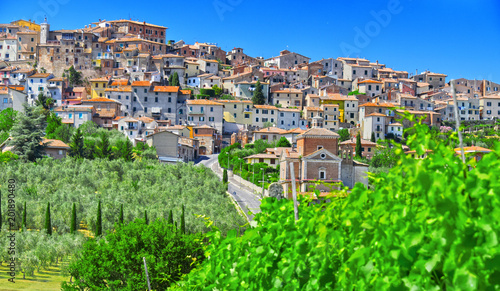 City of Chianciano Terme in Tuscany, Italy