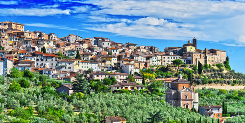 City of Chianciano Terme in Tuscany, Italy