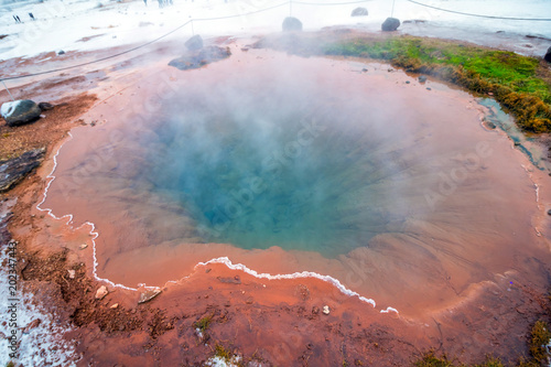 The Great Geysir, is a geyser in southwestern Iceland