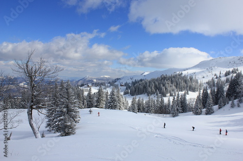 Jahorina mountain winter