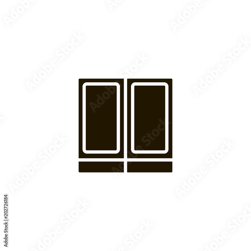 doors icon. sign design