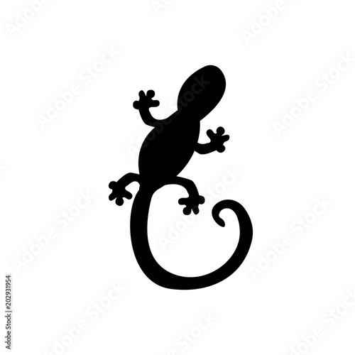 Lizard vector icon logo and symbols template
