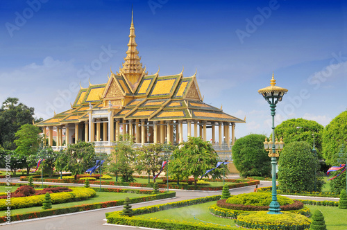 The Royal Palace in Phnom Penh, Cambodia.