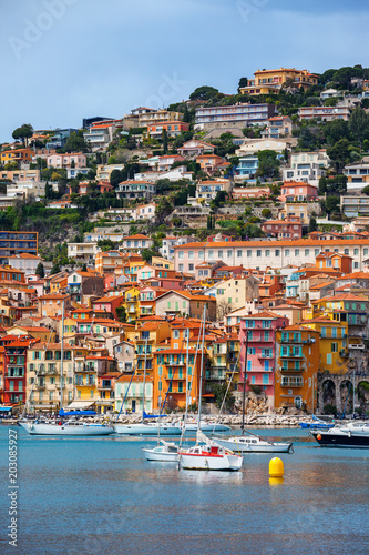 Villefranche Sur Mer Town On French Riviera In France