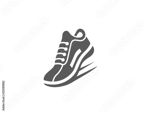 Modern Fast Running Sports shoe icon
