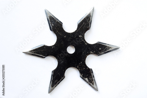 shuriken isolated on white background