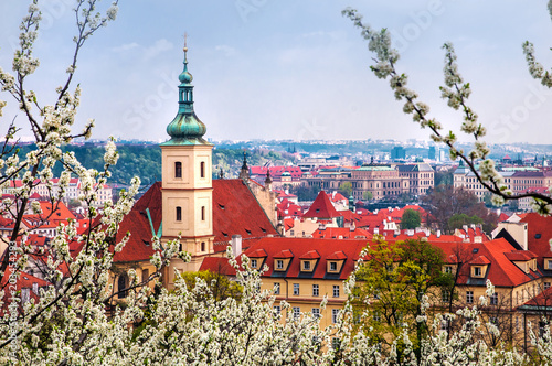 Church Of Our Lady Of Victory And St Nicholas. Spring Prague