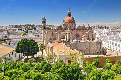 The Cathedral in Jerez de la Frontera, Cadiz Province, Andalucia, Spain.