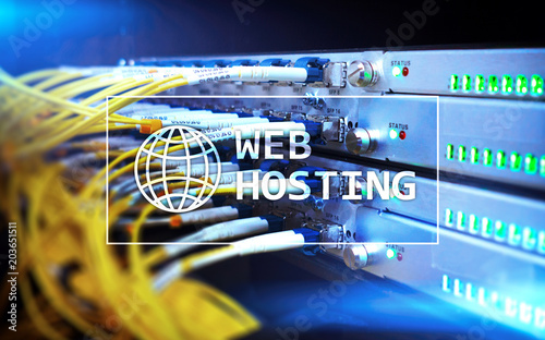 Web Hosting, providing storage space and access for websites.