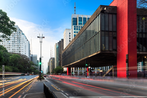 Paulista Avenue in Sao Paulo - Brazil