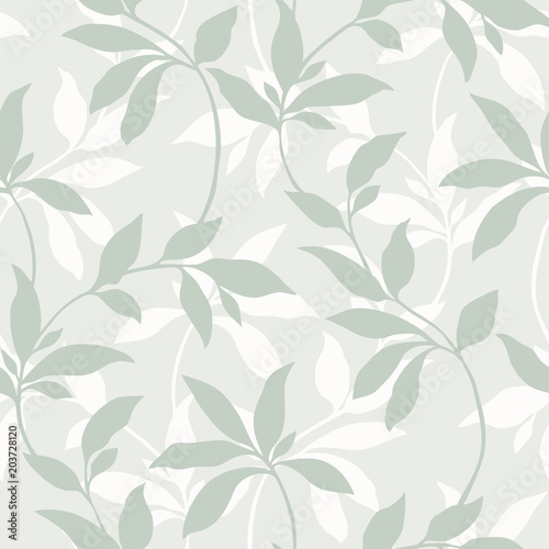 Elegance seamless leaves pattern