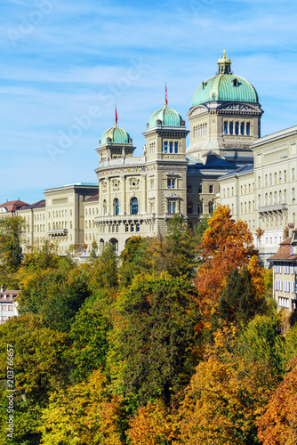 The Federal Palace (1902) or Parliament Building, Bern, Switzerland