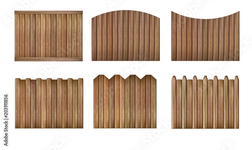 Wood fence