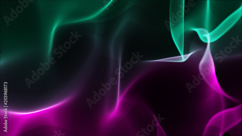 Abstract modern background pink green