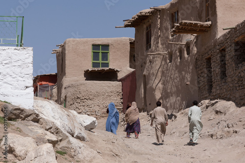 People in a Kabul neighbourhood