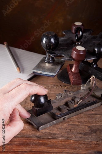 Tapping morse code