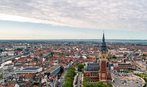 Le Beffroi de l'hôtel de ville, à Calais