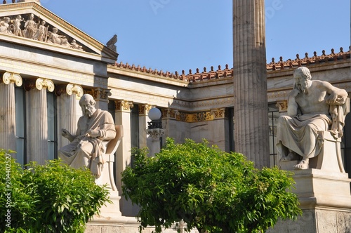 Socrate et Platon, Athènes, Grèce