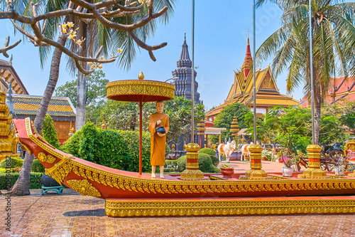 Wat Preah Prom Rath beautiful temple in Siem Reap, Cambodia
