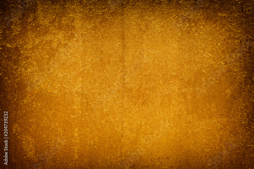 golden cement wall texture background