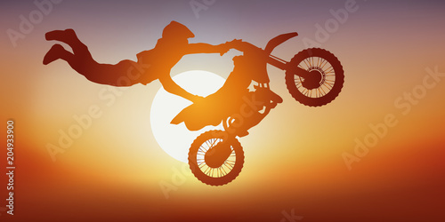 moto, moto acrobatique, moto cross, sport extrème, saut, sauter, cascadeur, acrobate