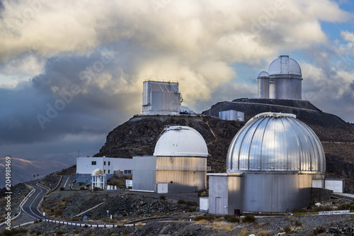 The astronomical observatory of La Silla, North Chile. One of the first observatories to see planets in other stars. Located at Atacama Desert.