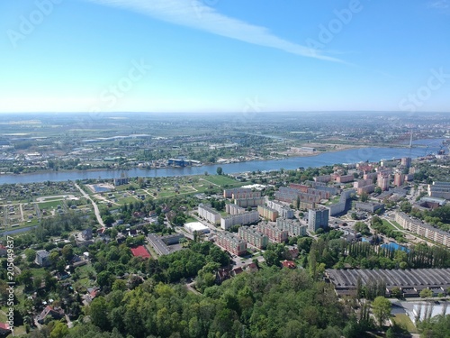 Gdańsk Stogi z lotu ptaka